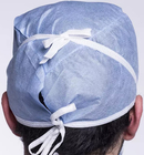 18'' 21'' 24'' Disposable Hair Net Cap MOQ 20000pcs PP Nonwoven Fabric For Hospital
