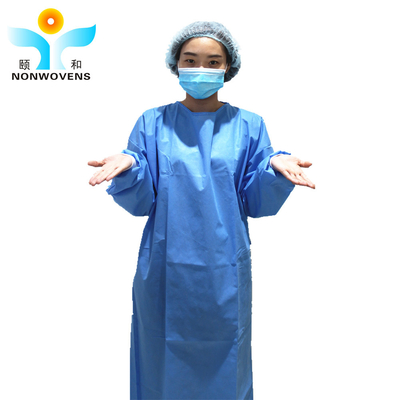 30 50gsm Surgical Gowning With Waist 2 Or 4 Ties Lightweight For Hospital