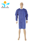 Blue Disposable Protective Wear Gown 100% Polypropylene For Industrial