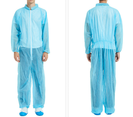 Medical Disposable Protective Wear Anti Bacterial Coverall SMS Waterproof  For Hospital