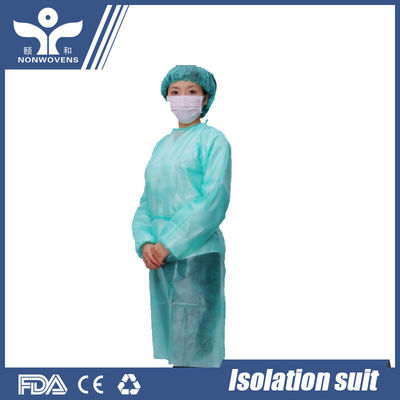 14gsm-40gsm Medical Isolation Gowns Disposable With Knitted Cuff